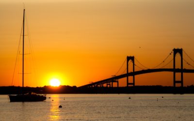 Cliffwalk Sunrise Newport Rhode Island